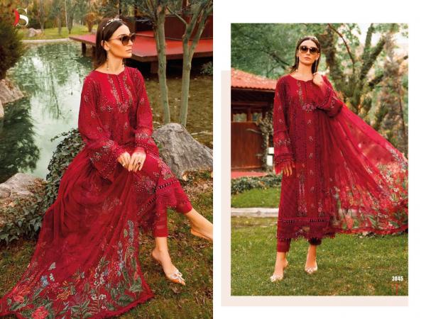 Deepsy Maria B Vouage A Luxe Cotton Dupatta Pakistani Suit Collection